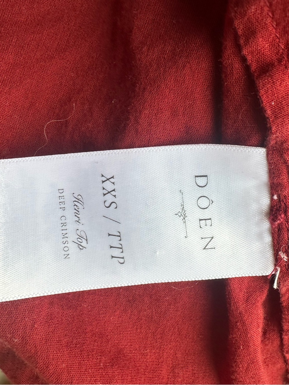 Doen henri top in red - Picture 4 of 4